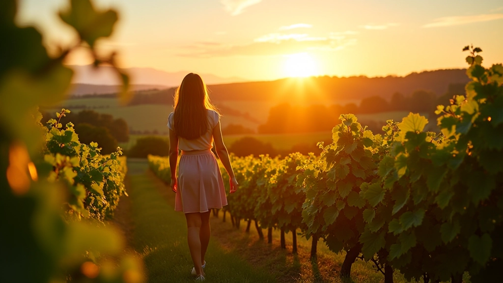 Moravská krajina s vinicí pro letní festival